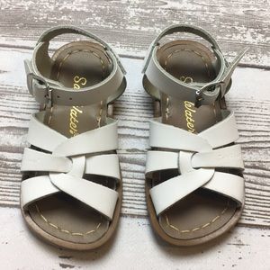 White Salt Water Sandals